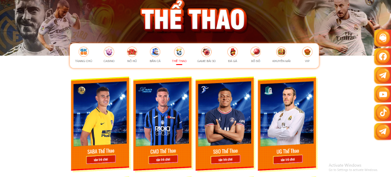 Thể Thao Gk88 cực hấp dẫn với hàng ngàn kèo cập nhật mỗi ngày cho game thủ 